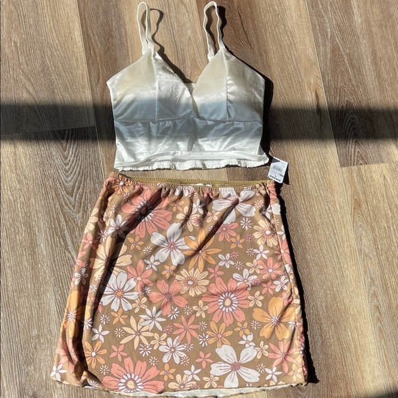 Full Tilt Dresses & Skirts - Floral Mini Skirt